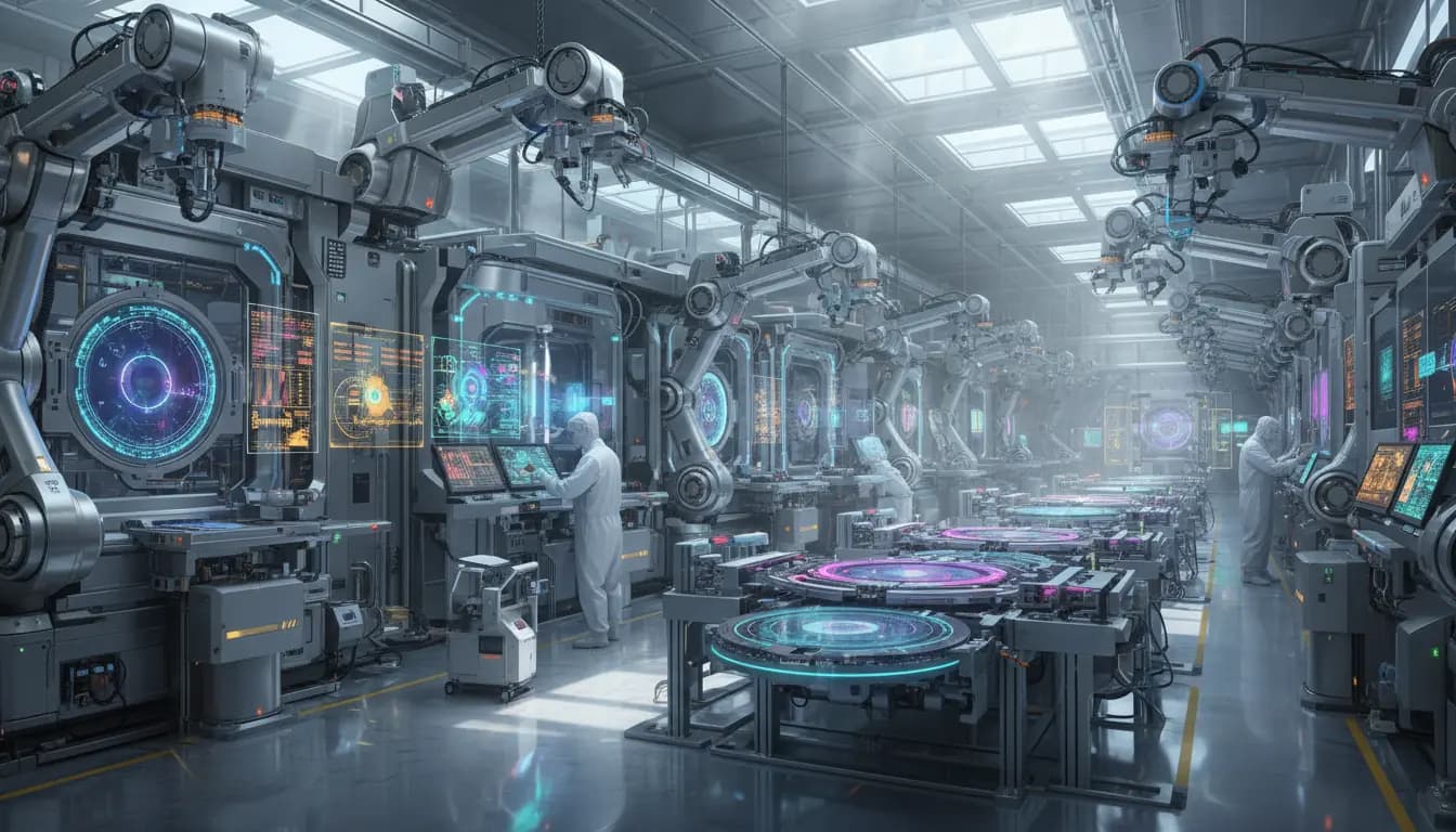 Future AI Autonomous Wafer Plants
