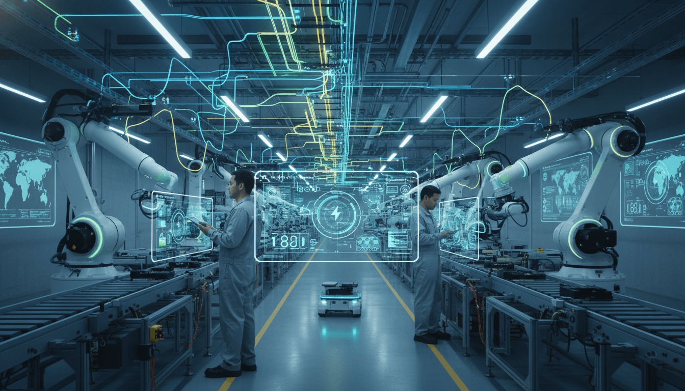Innovative AI Manufacturing Microgrids