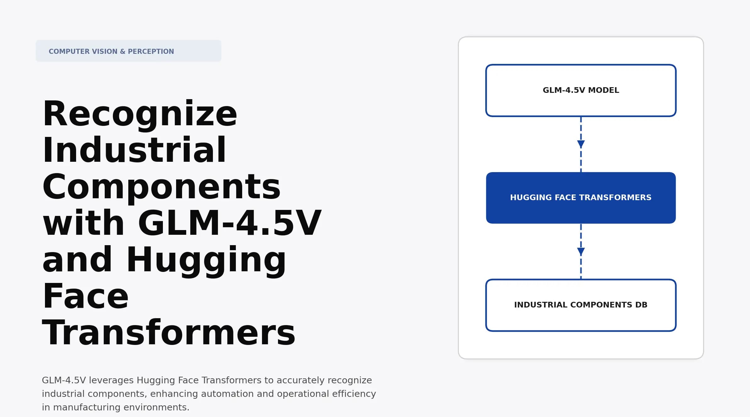 Recognize Industrial Components with GLM-4.5V and Hugging Face Transformers