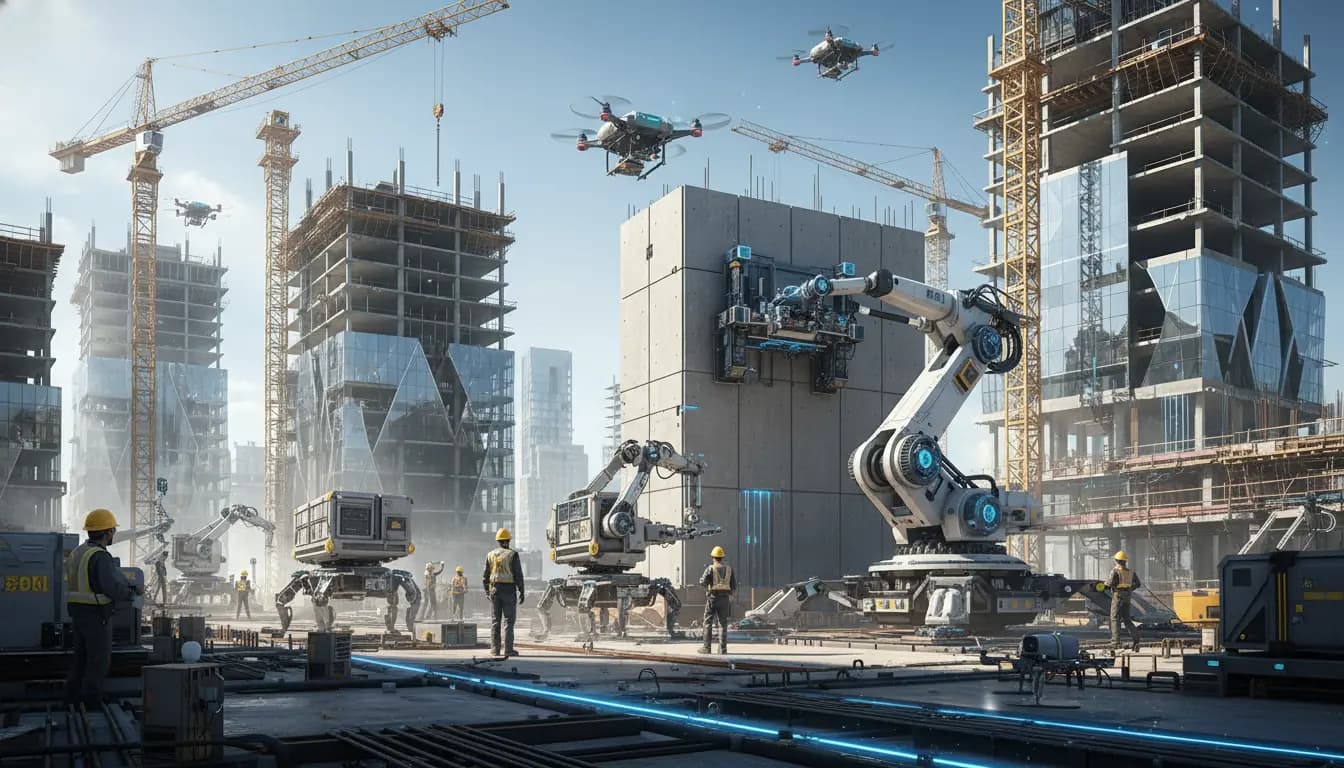 Visionary AI Construction Quantum Era