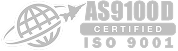 AS9100D certified ISO 9001